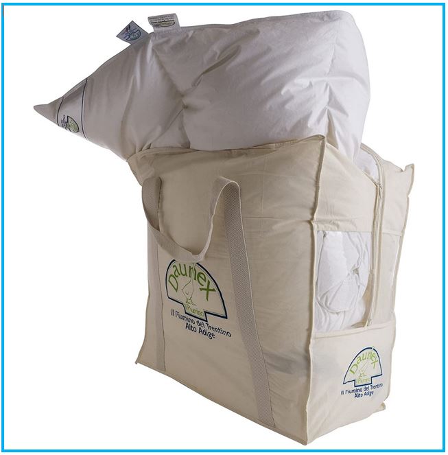 Piumino d'oca DAUNEX 50% piumino bianco Europa - 50% piumette bianche Europa art.Corvara warm °°°°