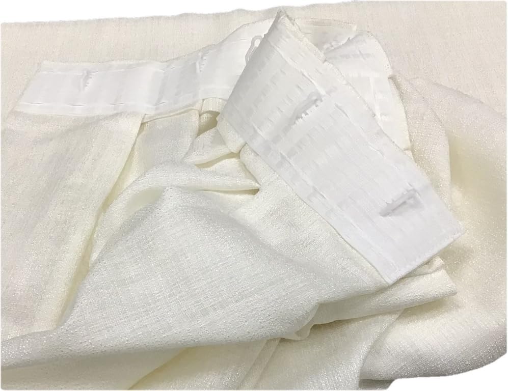 Tende per interno su misura a pieghe fisse cucite - colore bianco-art.402