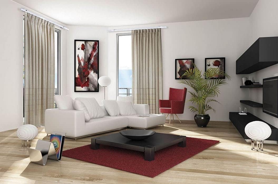 Binario bastone decorativo professionale per tende arricciate