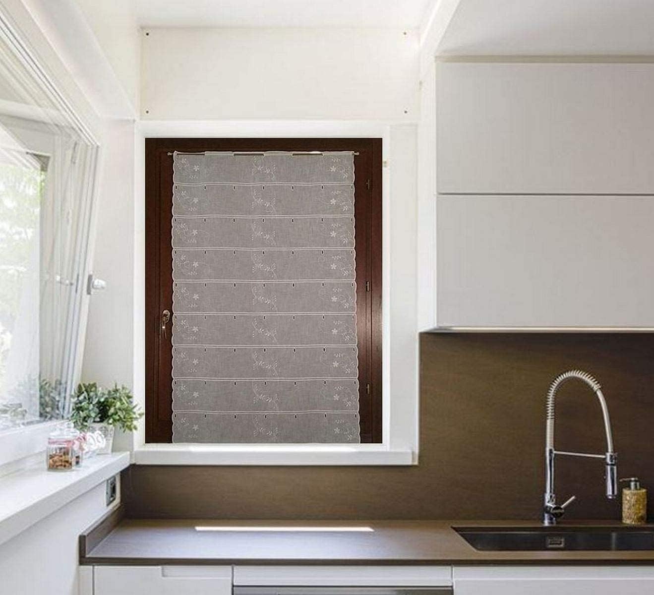 Tende per finestra e porta-tende confezionate - pannello larghezza 45-60-90 cm - altezza individuale - art.704