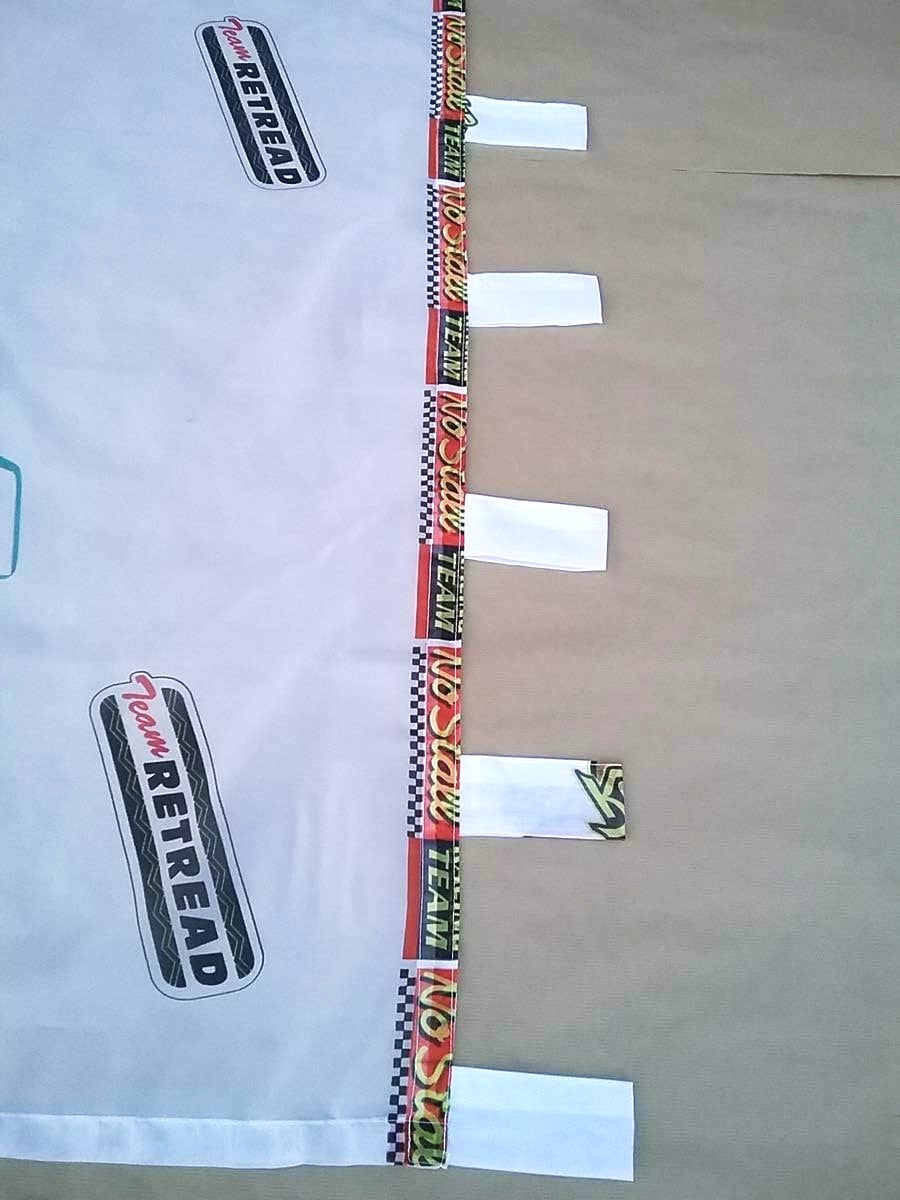 Tende cameretta bambini originale DISNEY CARS -bxh140x290 cm-tende confezionate con passanti