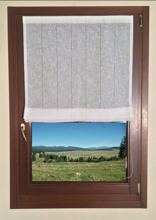 Tende a Pacchetto Su Misura per Finestre e Porte – Tessuto Ajour – Larghezza 30–90 cm