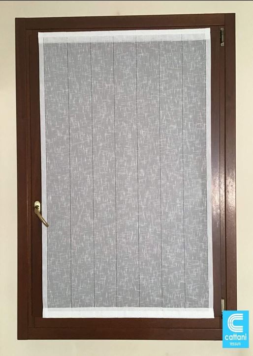 Tende a Pannello Su Misura per Finestre e Porte – Larghezza 35–90 cm – tessuto Ajour – con profilo in alluminio velcrato e peso inferiore – art.607