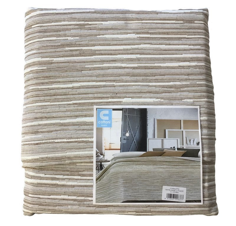 Copriletto Matrimoniale Mezza Stagione ed Estivo - Tessuto Jacquard Matelassé