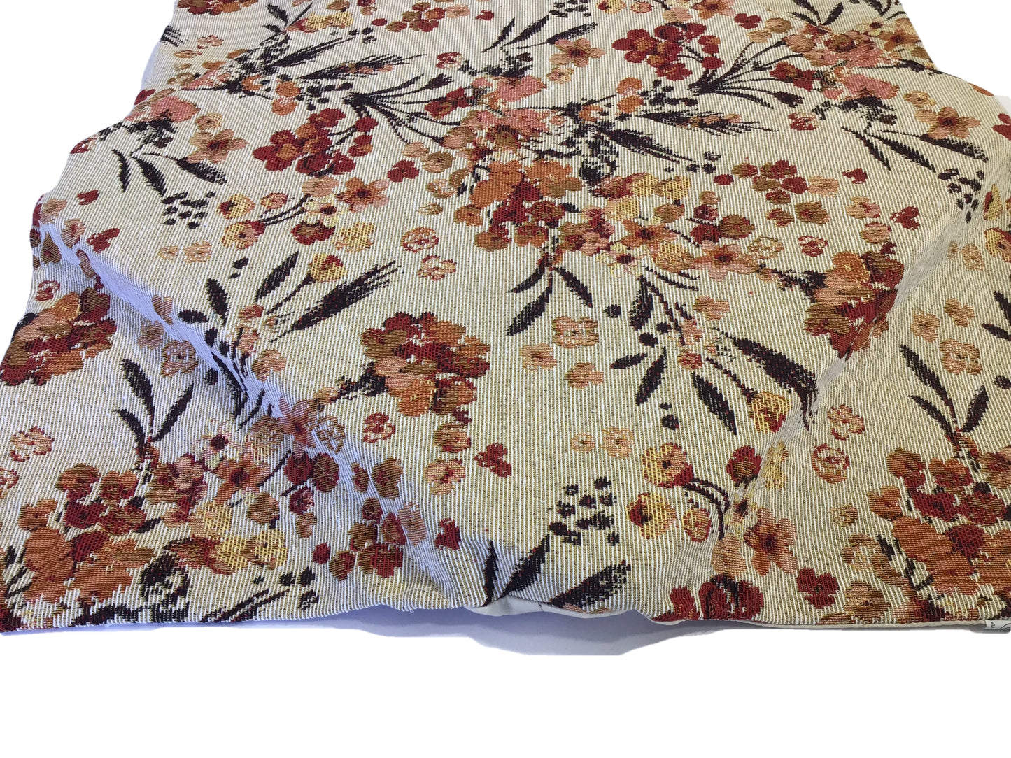 Cuscini sedie cucina con ali Set 4/6 - colore beige - tessuto Gobelin - art. flowers