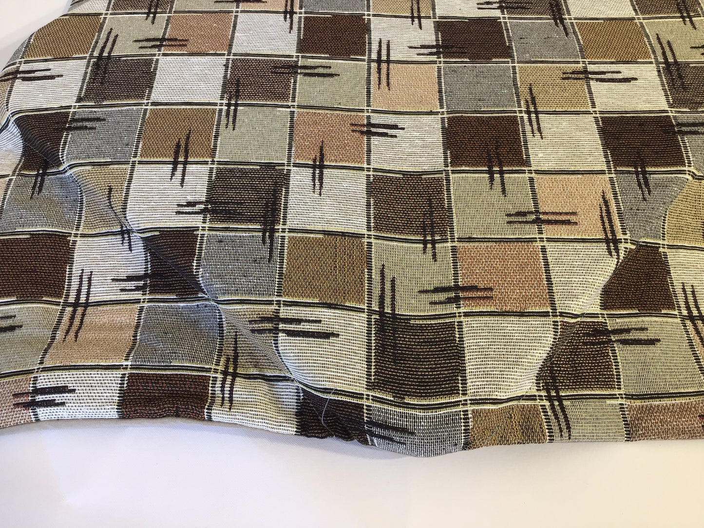 Cuscini sedie cucina con ali - Set 4/6 - colore var.marrone - tessuto Gobelin - art.chess