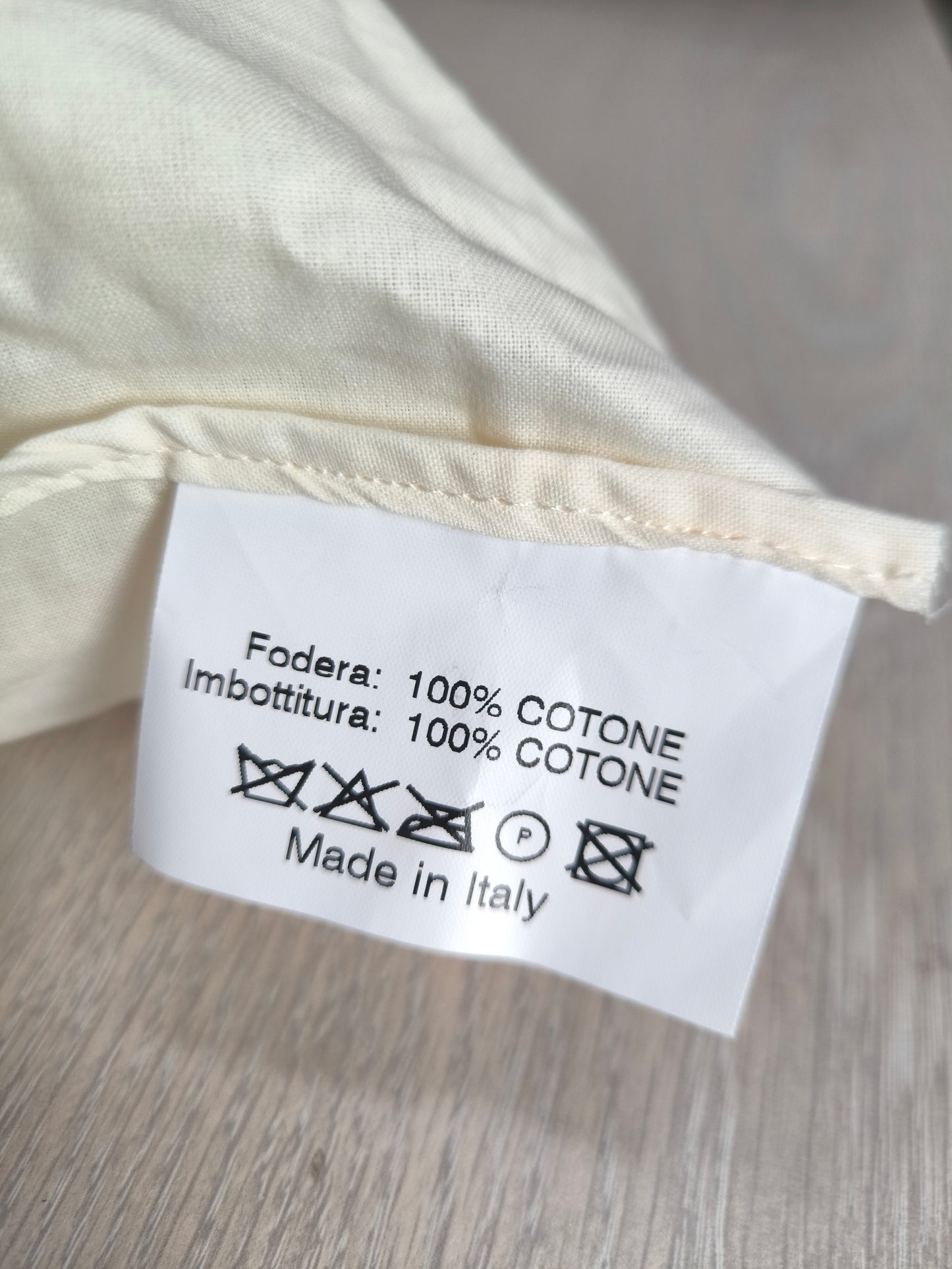 Cuscini Letto Guanciali in Cotone Naturale dentro e fuori - 50x80 cm, Spessore 13 cm