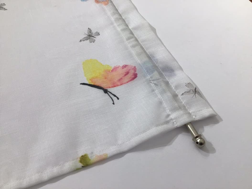 Coppia Tendine Su Misura per Finestra e Porta a Vetro | Larghezza 60/80 cm | Art. 515