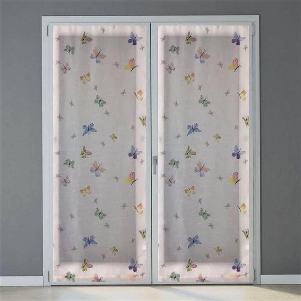 Coppia Tendine Su Misura per Finestra e Porta a Vetro | Larghezza 60/80 cm | Art. 515