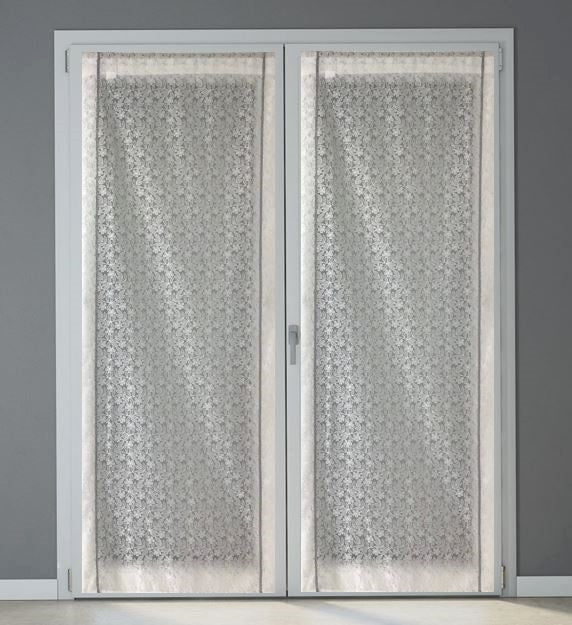 Coppia tende in pizzo per finestra e portafinestra confezionate - larghezza 45/60/90 cm - lunghezza personalizzata -