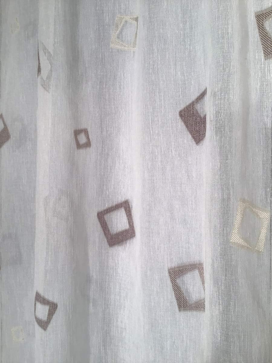Coppia Tendine Su Misura per Finestra e Porta a Vetro | Larghezza 60-80 cm | Art. 512