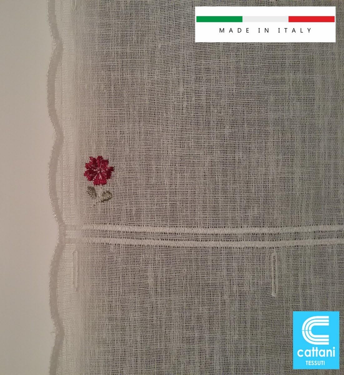 Tende per finestra - larghezza cm 45-60-90-tende per cucina - tende per soggiorno - tende per camera da letto-art.702