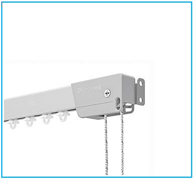 Binario MOTTURA ARCO 470 in alluminio per tende arricciate medie e medio pesanti - su misura-art-201