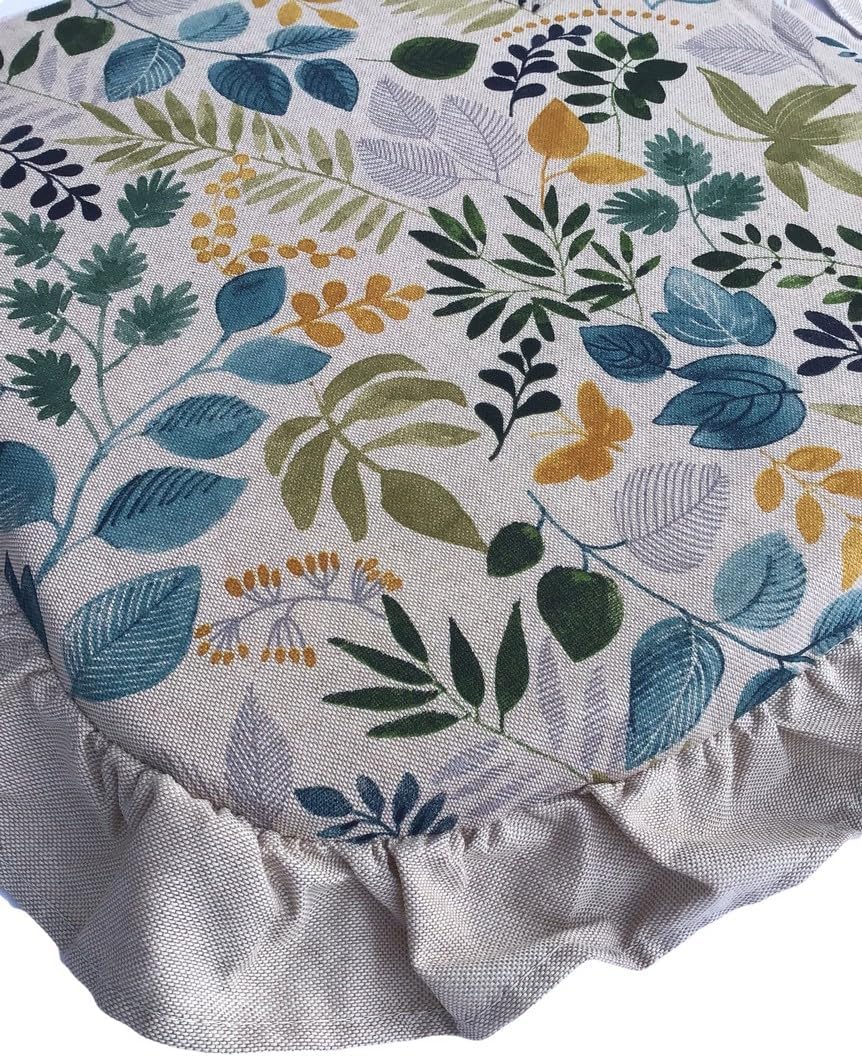 Set di 4/6 Cuscini Sagomati per Sedie con Volant – Cucina-art-1024