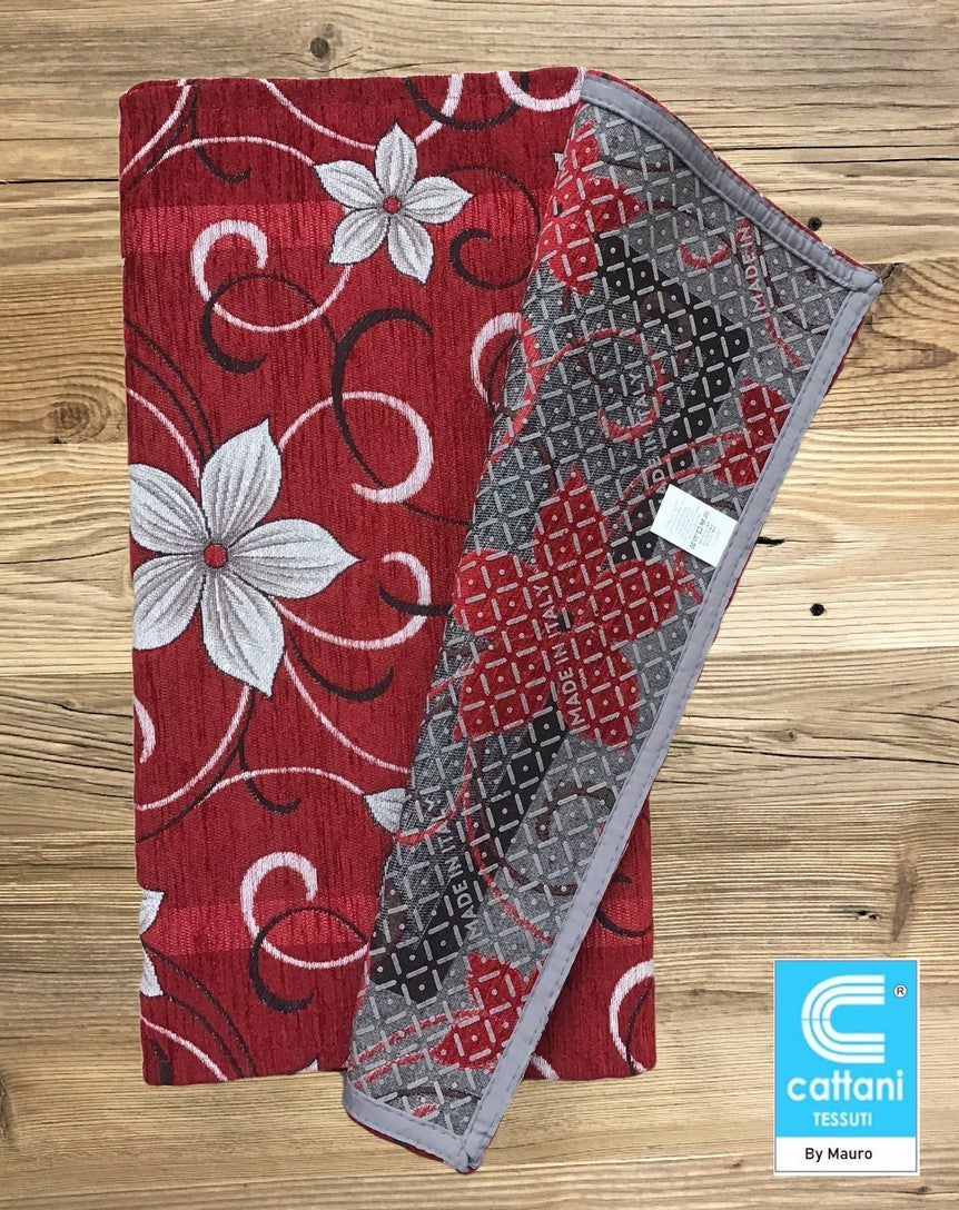 Tappeto cucina - misure cm: 55x130 - 55x175 - 55x265 - colore Bordeaux