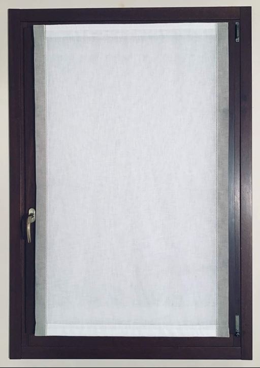 Tende a Pannello per Finestre e Porte – Larghezza 30–90 cm – Con Profilo in Alluminio, Velcro, Peso Inferiore e Supporti – art.612
