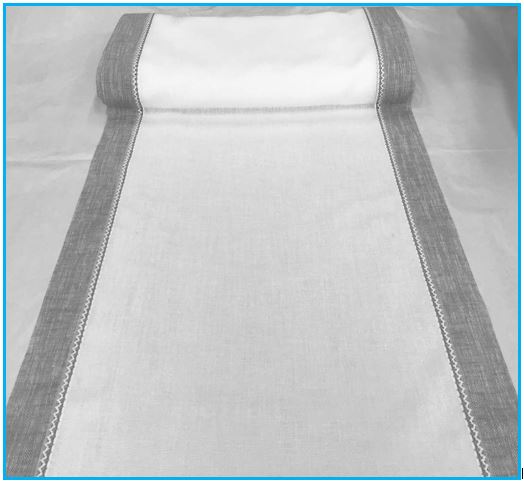 Tende per finestre - pannello - vendita a metro - larghezza Cm 40-45-50-55-60-65-70-80-90 - bianco/grigio-art.111