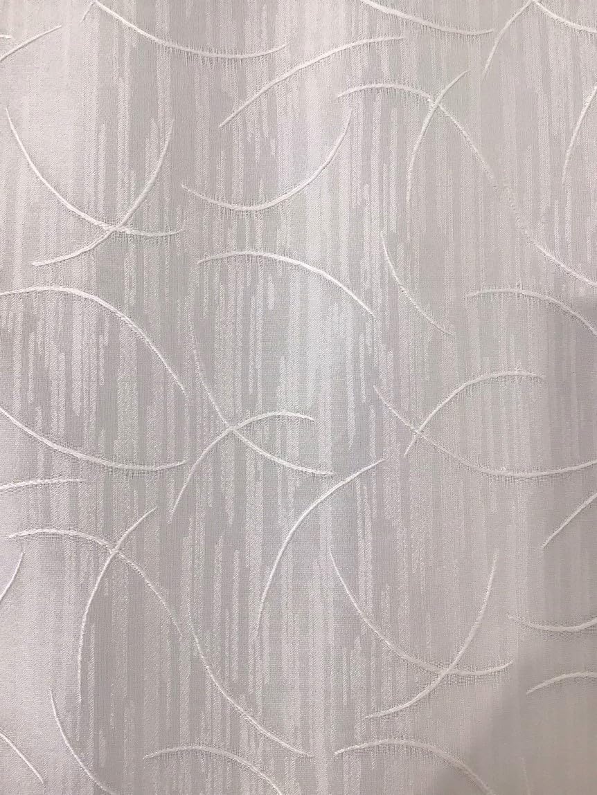 Coppia Tendine a Pannello Ricamate per Finestra e Porta | Tessuto Coprente Privacy | Larghezza 45/65/90 cm | Lunghezza Personalizzata | Art. 503