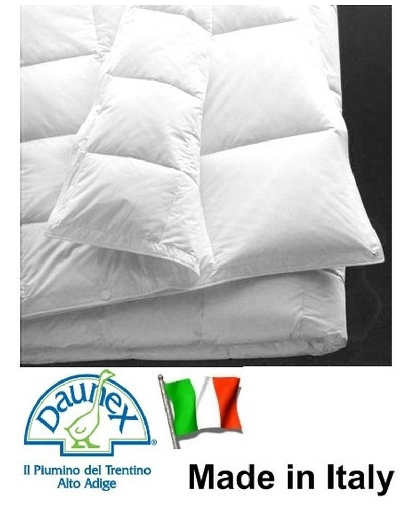 Piumino d'oca DAUNEX 4 stagioni 100% Piumino Ungherese art. Sestriere duo °°°+°°