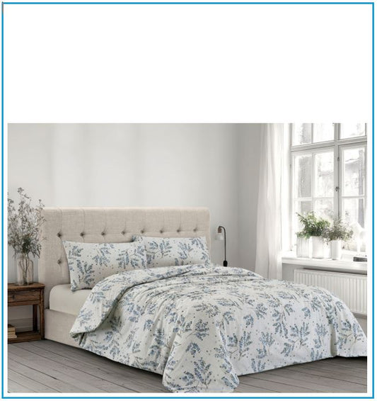 Copripiumino 100% Cotone Made in Italy | Lavabile in Lavatrice e Asciugatrice | Matrimoniale, 1 Piazza e Mezza, 1 Piazza - art.Sambuco