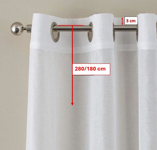 Tenda Con Occhielli TODAY Essential 140x240 Cm – Policotone Viscosa – Certificata Oeko-Tex